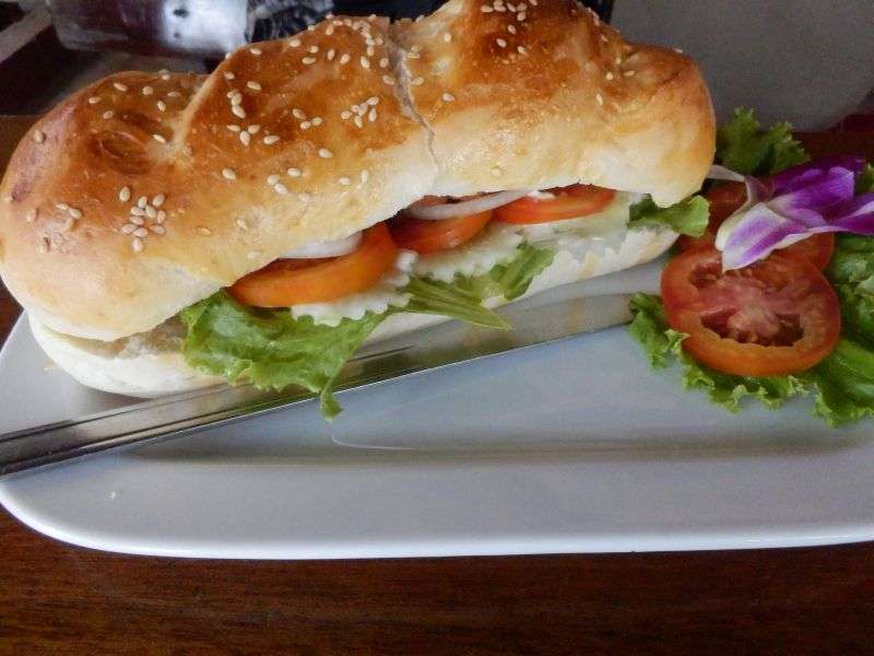 Hähnchen-Sandwich für Tanja